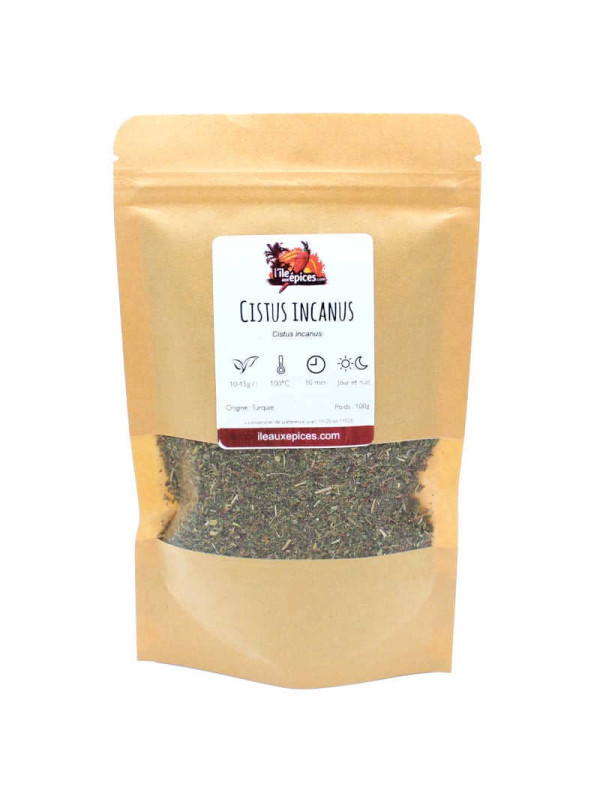 Sachet de cistus incanus séchées pour infusion