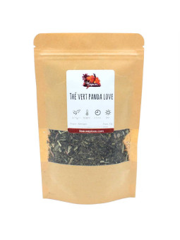 Sachet de thé vert au bambou panda love