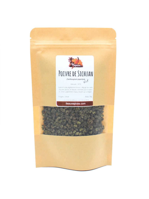 Sachet de Poivre de Sichuan vert