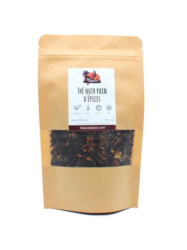 Sachet de Thé noir pain d'epices