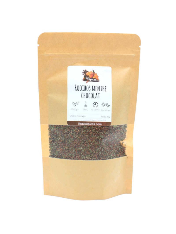 Sachet rooibos menthe chocolat bio