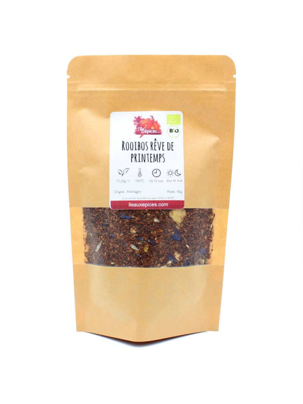 rooibos bio orange pamplemousse rêve de printemps