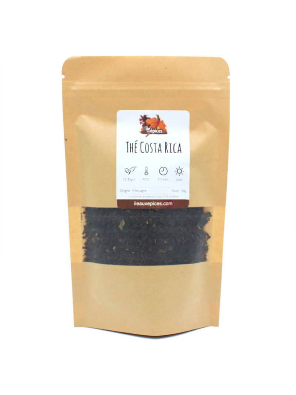 Sachet de thé noir mandarine pamplemousse kiwi cosa rica
