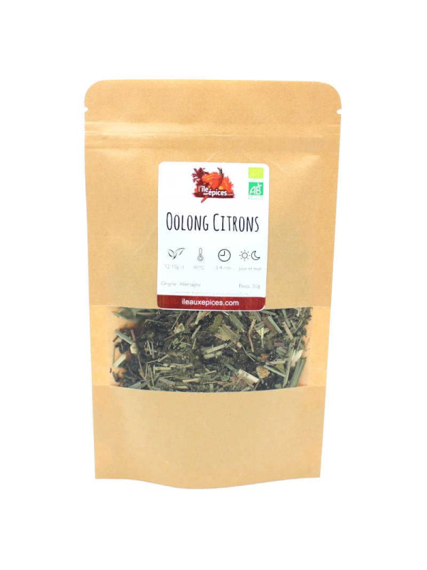 Sachet de thé Oolong citrons BIO