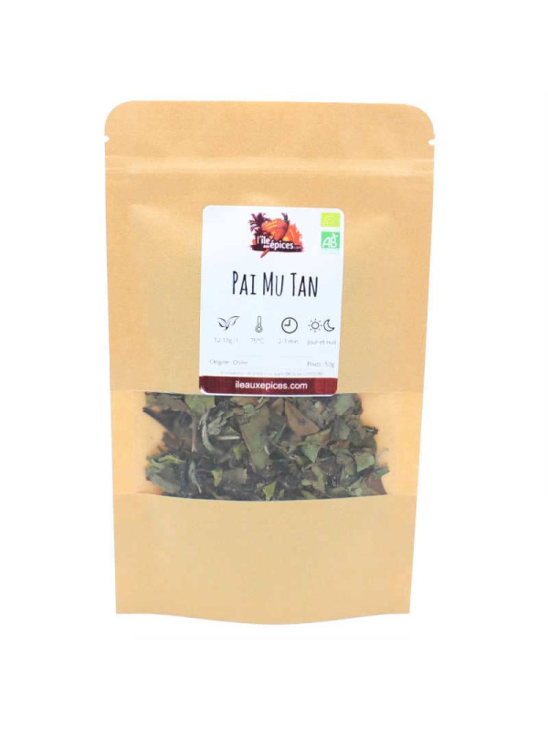 Sachet Thé blanc Pai Mu Tan Bio