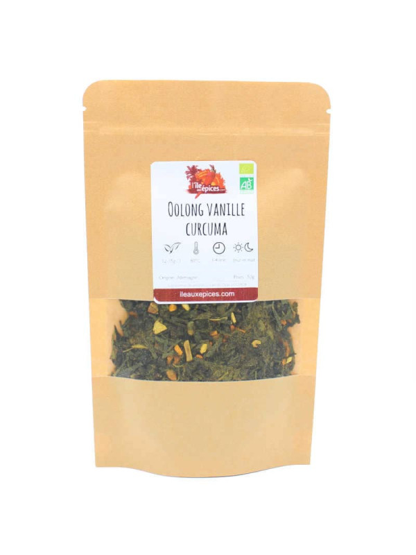 Sachet de Oolong vanille curcuma BIO