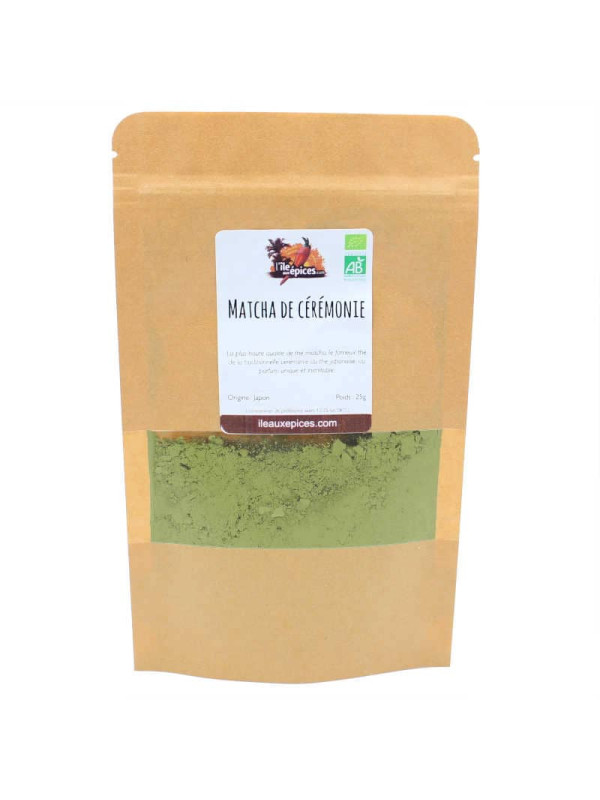 Sachet de thé en poudre Matcha de cérémonie Bio
