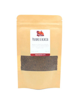 Sachet de graines d'acacia en poudre