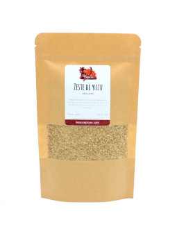 Sachet de zeste de Yuzu séché