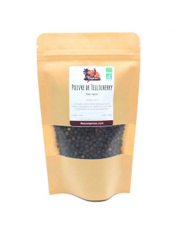 Sachet de Poivre noir de Tellicherry bio