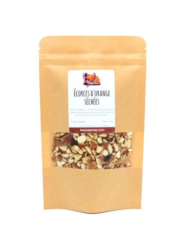 Sachet d'écorces d'orange sèches