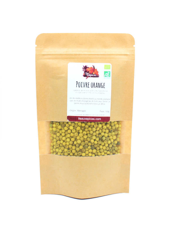 Sachet de Poivre orange bio