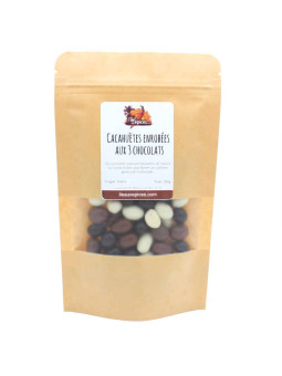 Sachet de Cacahuètes enrobées au chocolat