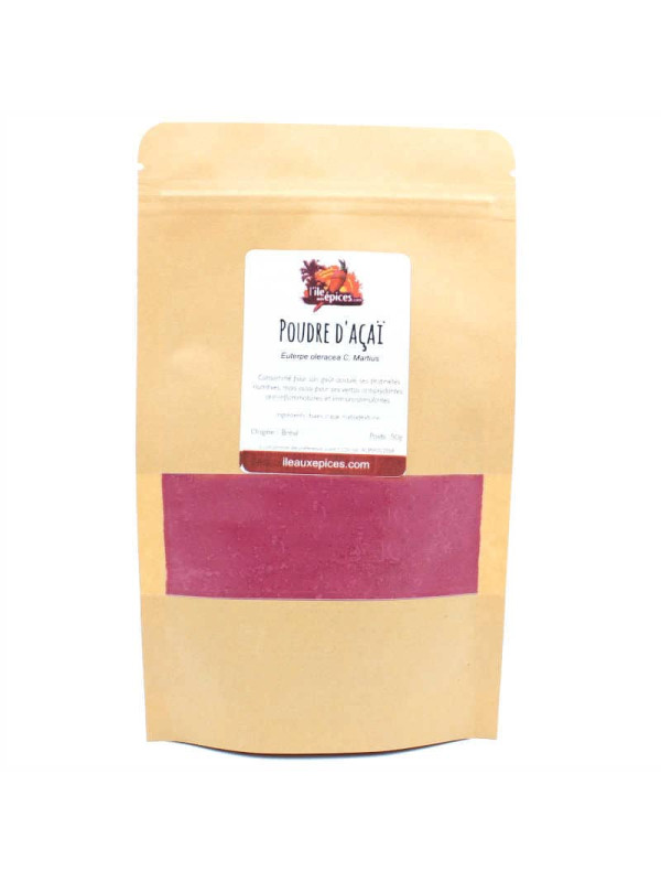 Sachet de Baies d'açai en poudre