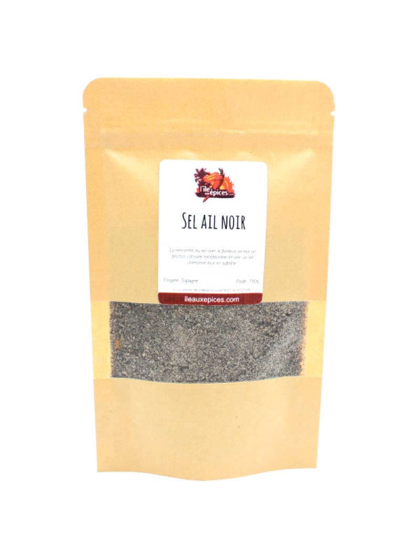Sachet de Sel aromatisé à l'ail noir