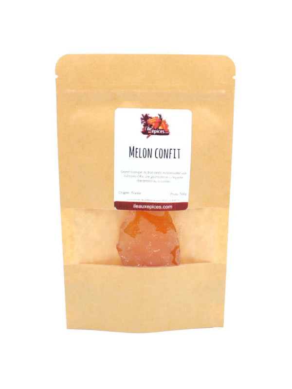 Sachet de Melon confit tricolore
