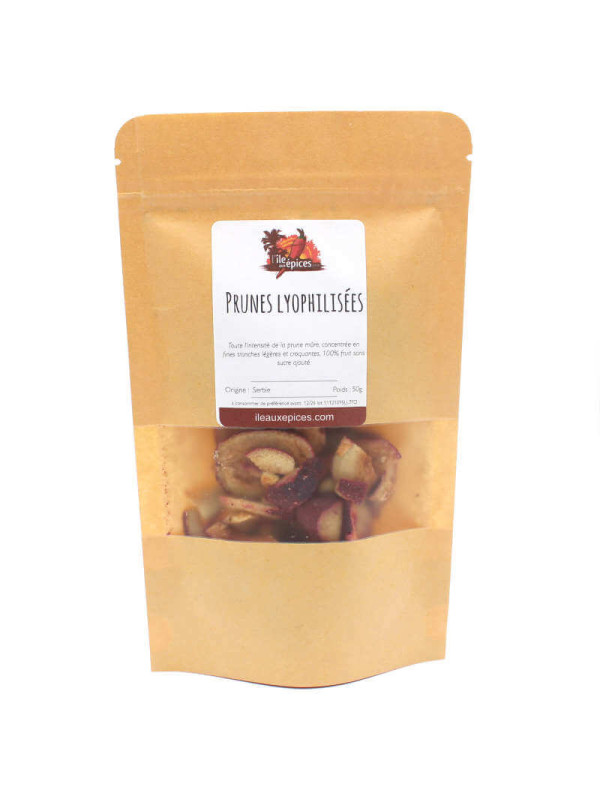 sachet Prunes lyophilisées