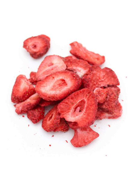 Fraise lyophilisée tranches