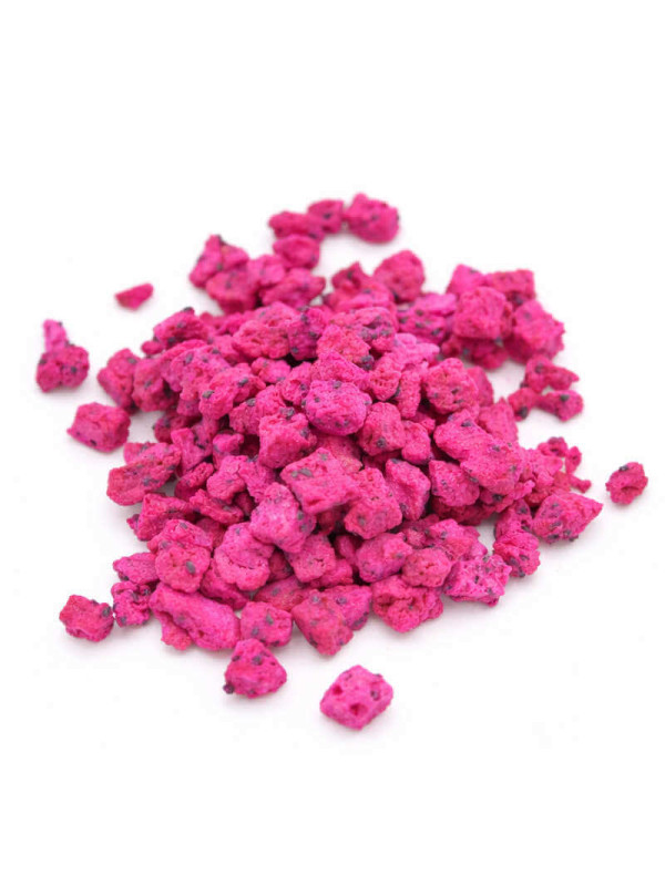 Fruit du dragon lyophilisé cubes