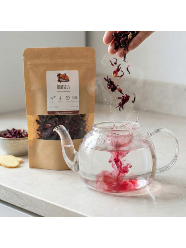 infusion d'hibiscus