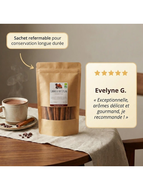 Témoignage cannelle de ceylan