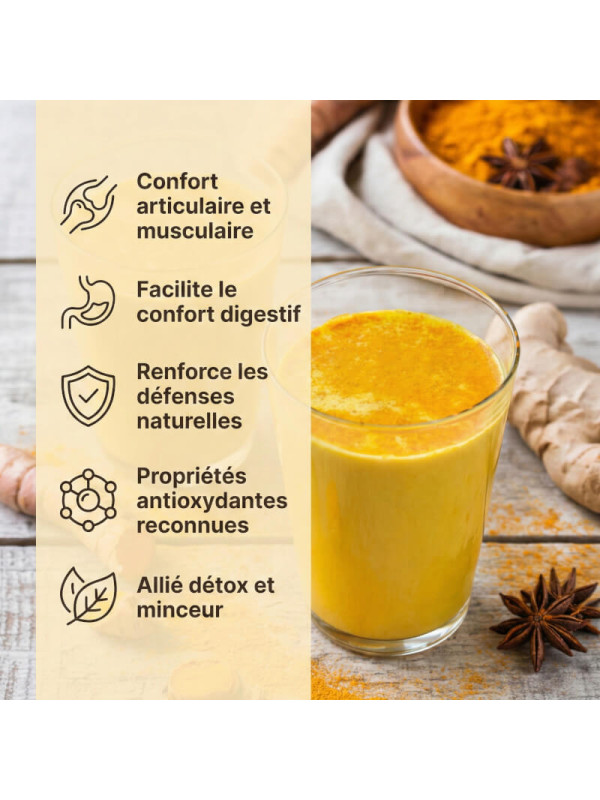 Bienfaits curcuma