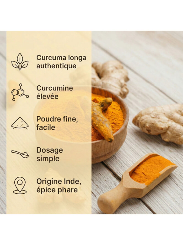 caractéristiques curcuma