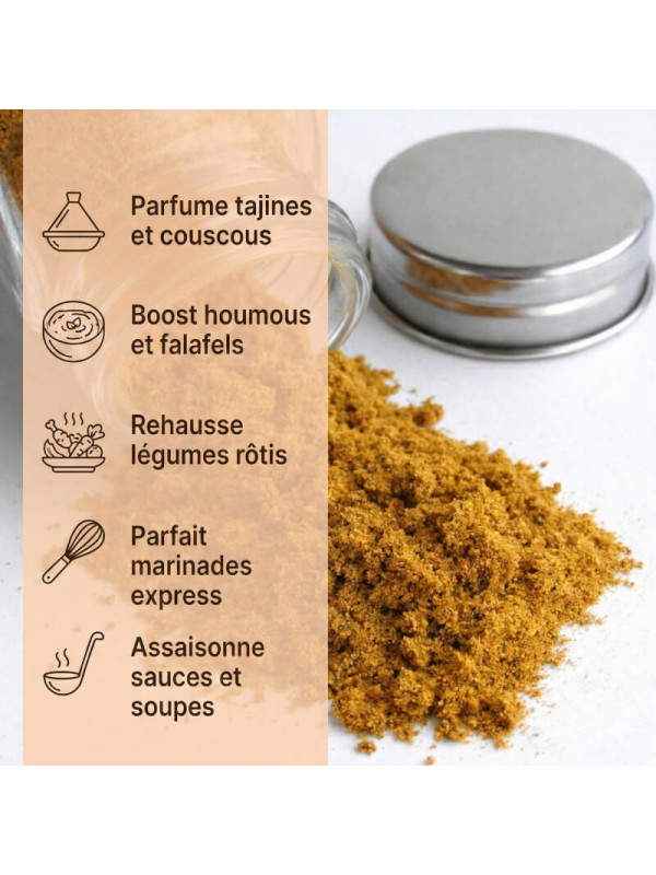 usages cumin poudre