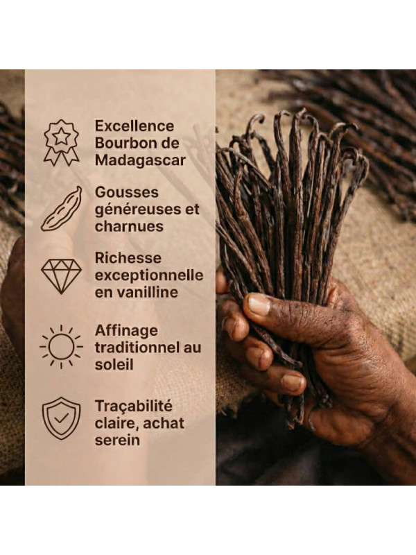 Qualité vanille de madagascar