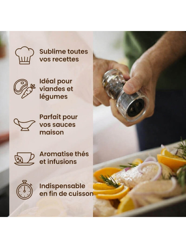 usages de notre poivre noir