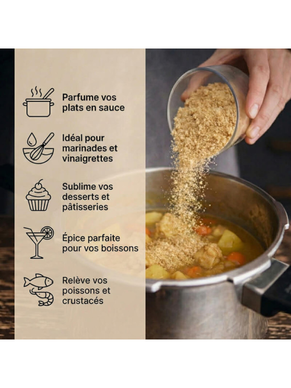 usages gingembre en poudre