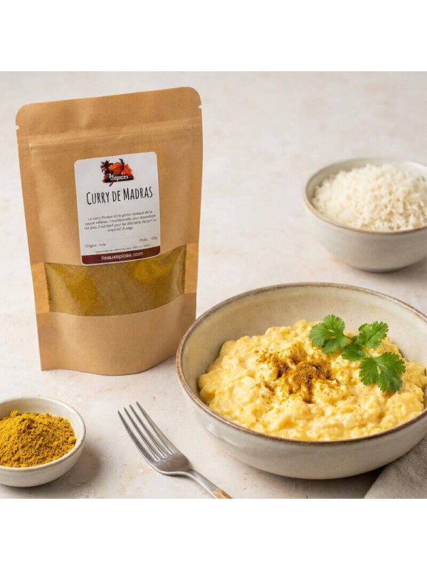 curry dans omelette