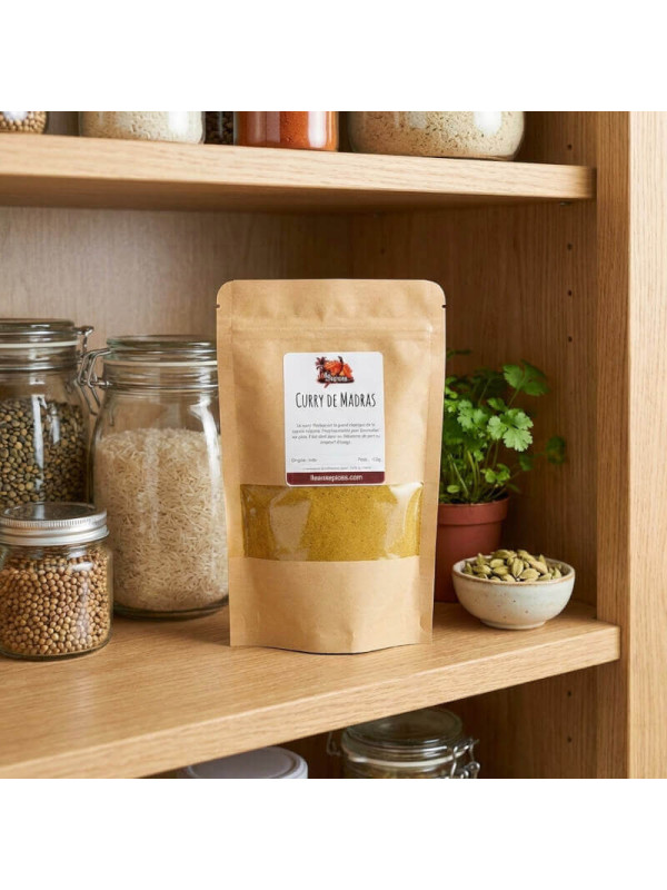 sachet de curry dans placard