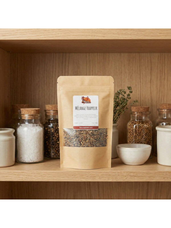 sachet de mélange trappeur sur étagère