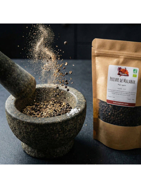 le poivre de malabar en action