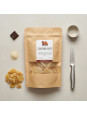 sachet de gingembre cristallisé sur la table