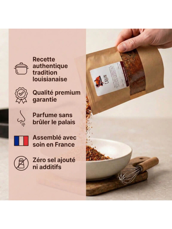 excellence de notre épice cajun