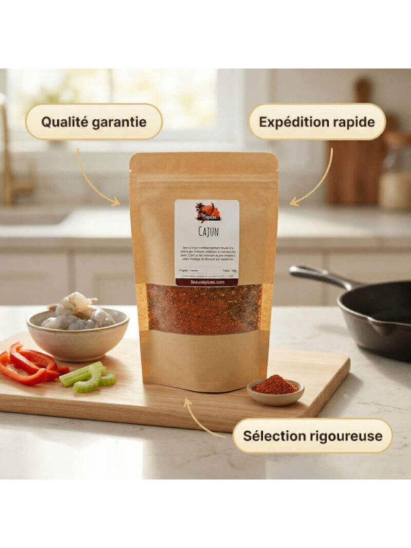garanties mélange d'épices cajun