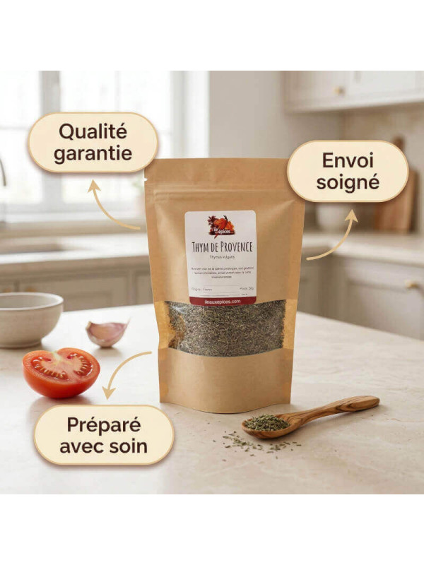 garanties de notre thym séché