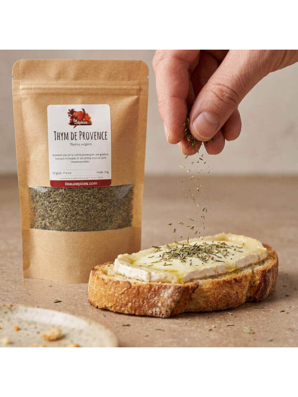 thym séché en action