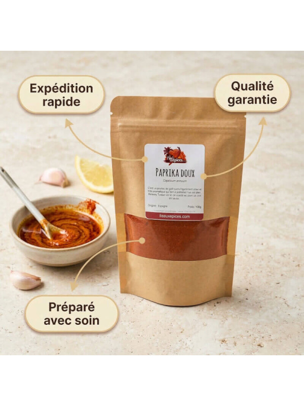 Paprika doux - Achat, utilisation et recettes - L'ile aux épices