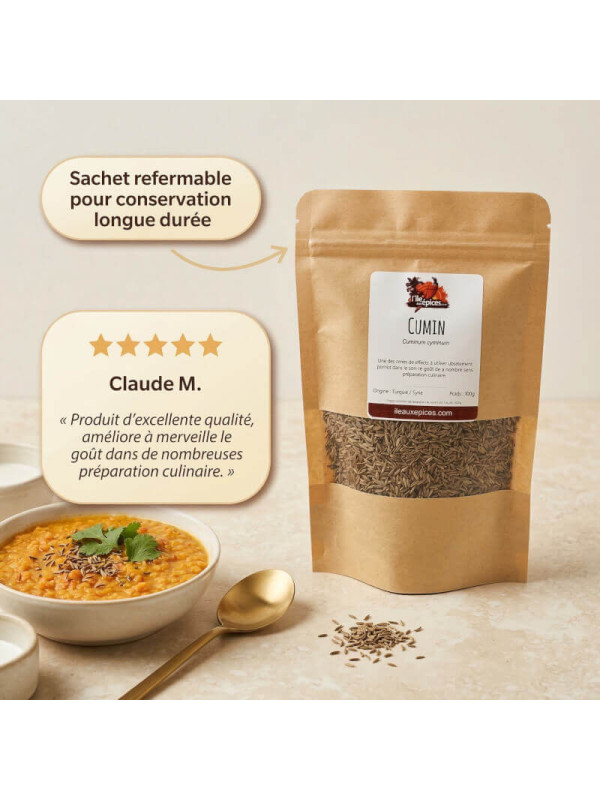 témoignage cumin graines