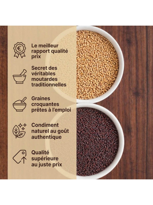 excellence de nos graines de moutarde