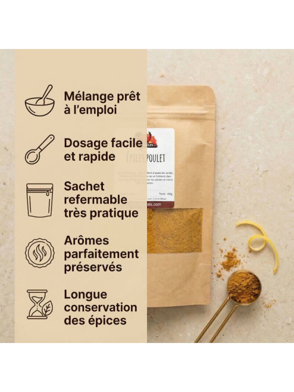 excellence de nos épices pour poulet