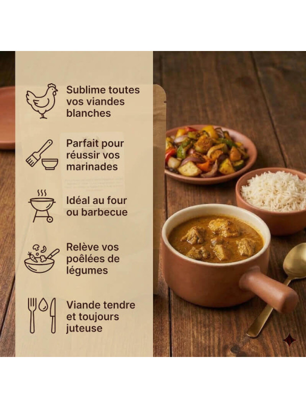 usage du mélange d'épices poulet