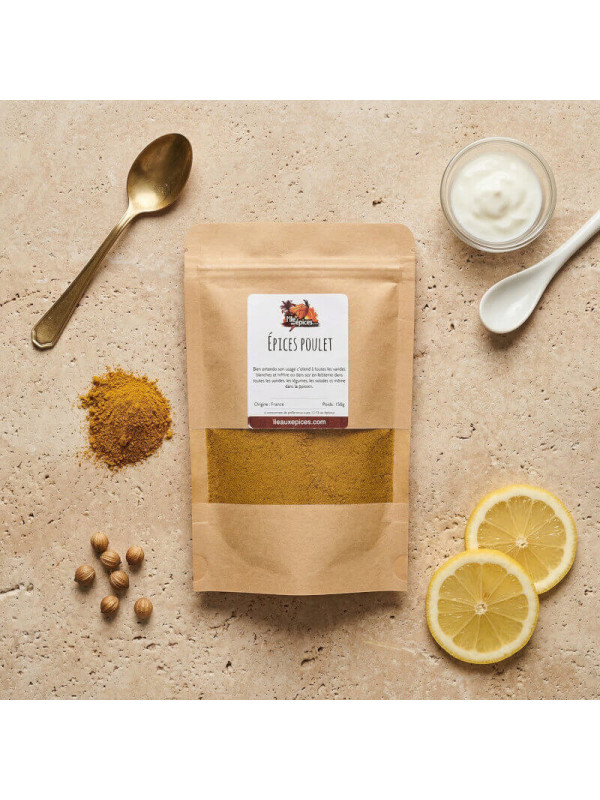 sachet d'épices pour cuisiner le poulet