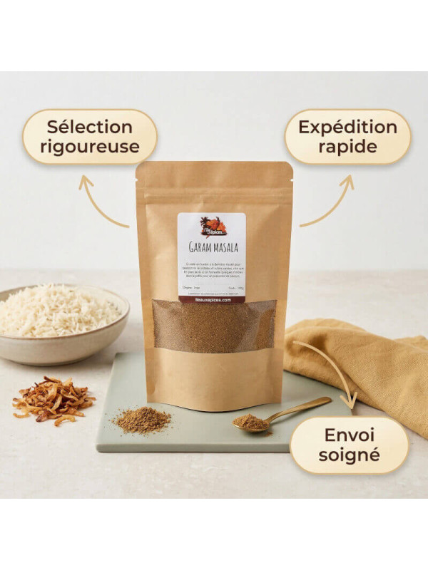 garanties garam masala