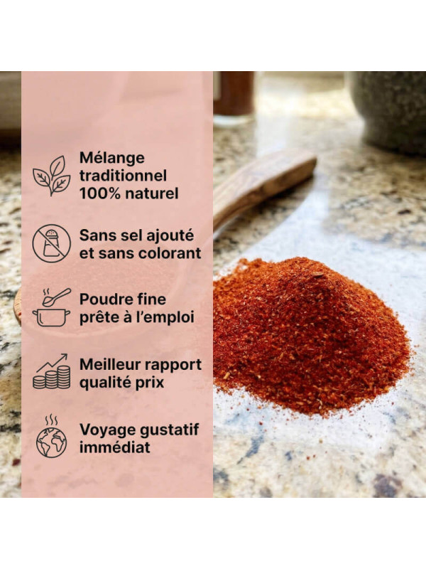 excellence de notre mélange d'épices tandoori