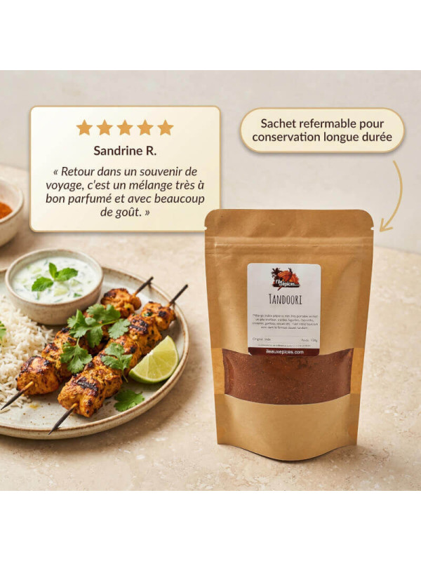 Épices tandoori masala - Achat, usage et recettes - L'ile aux épices