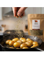 le romarin en action sur des pommes de terre